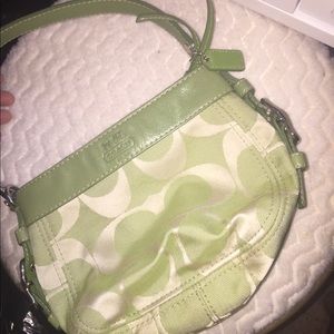 Green Coach Purse